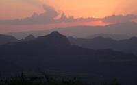 Sunset on a typical trekking day in Ethiopia with World Expeditions